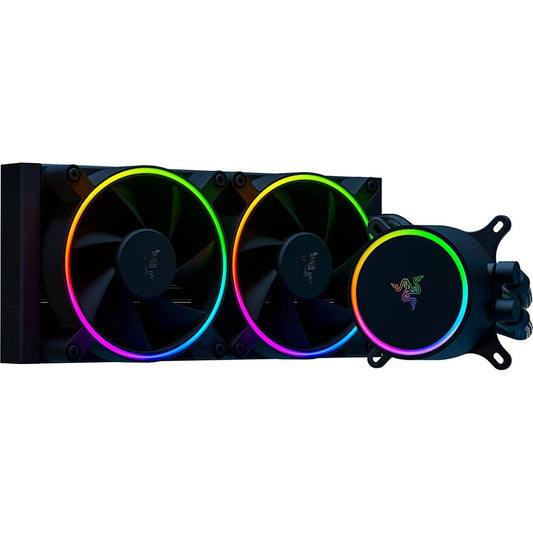 Razer Hanbo Chroma 240mm All-In-One Liquid Cooler aRGB Pump Cap Quiet Powerful aRGB Fans Silent PWM Fan RGB Chroma