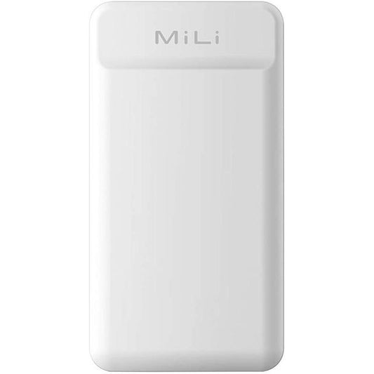 MiLi Power Shine II Wired 10,000mAh Power Bank White