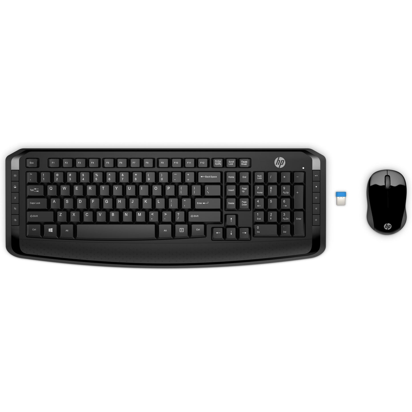 HP Wireless Keyboard and Mouse 300 - Black