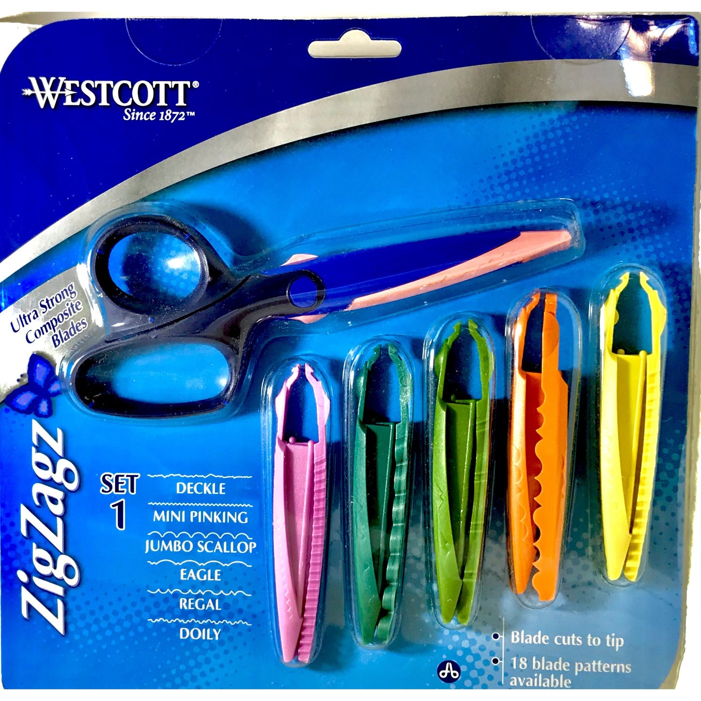 Westcott Zig Zagz Scissors & Blades Set - Pack of 1