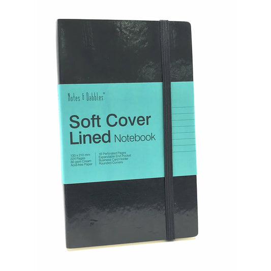 Notes & Dabbles Vintage Soft Cover Lined Journal /A5