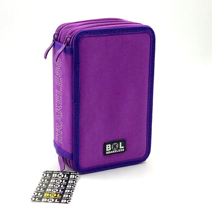Ri-Plast Brakeless Zipper Pencil Case 3 Compartments  20x12x7 cm