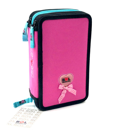 Ri-Plast Brakeless Zipper Pencil Case 3 Compartments  20x12x7 cm