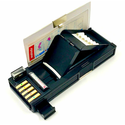 Melody Retro Push Button Pencil Case 24x9x3 cm  - 5 Multi-Function Buttons