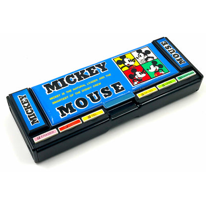 Melody Retro Mickey Mouse Push Button Pencil Case 24x9x3 cm  - 6 Multi-Function Buttons