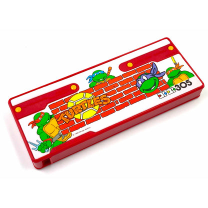 Melody Retro TMNT Push Button Pencil Case 24x9x3 cm  - 4 Multi-Function Buttons