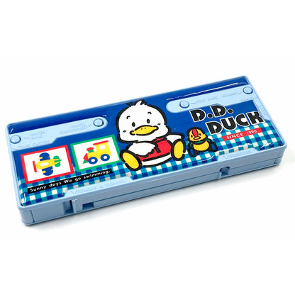Melody Retro D.D. Duck Push Button Pencil Case 24x9x3 cm  - 4 Multi-Function Buttons