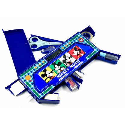 Melody Retro Mickey Mouse Multi-Compartment Pencil Case 24x9x3 cm