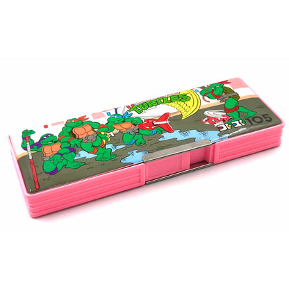 Melody Retro TMNT Classic Double Magnetic Pencil Case 24x9x3 cm