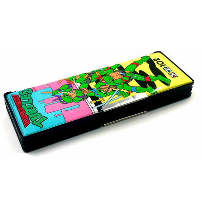 Melody Retro TMNT Classic Double Magnetic Pencil Case 24x9x3 cm