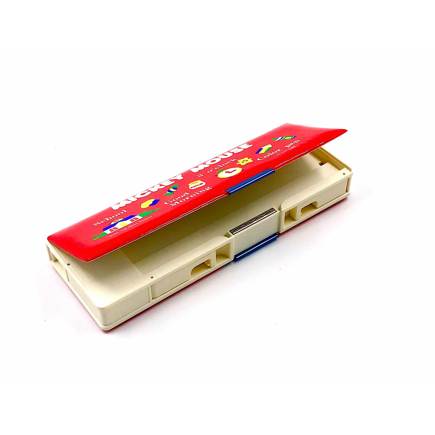 Melody Retro Mickey Mouse Classic Double Magnetic Pencil Case with Book Stand 23x8x3 cm