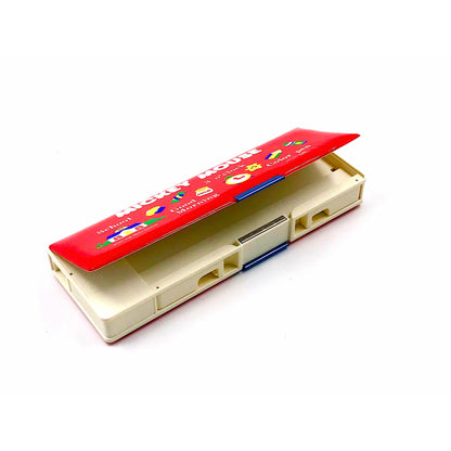 Melody Retro Mickey Mouse Classic Double Magnetic Pencil Case with Book Stand 23x8x3 cm