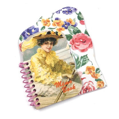 Gold Tiger Nostalgia Double Spiral Pocket Notebook