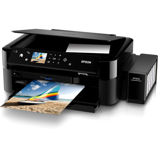 Epson L850 Mutlifunction 3 in One 6 Color Wireless Ink Refill Photo Printer Borderless printing & Direct printing on CDs/DVDs
