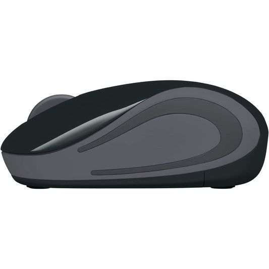 Logitech M187 Wireless Mini Mouse Ultra Portable, 2.4 GHz with USB Receiver 3-Buttons PC / Mac / Laptop - Black