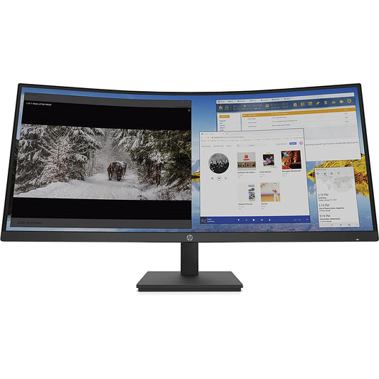 HP P34HC 34 Curved 1500R 3K UltraWide 100Hz Adjustable Height w/ Speakers & USB C Monitor