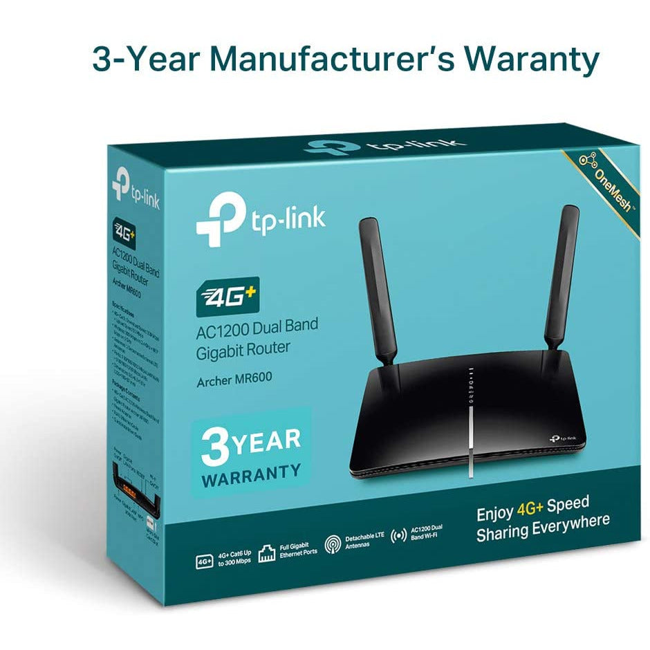 TP-Link Archer MR600 AC1200 Mbps 4G+ Mobile Wi-Fi Dual Band