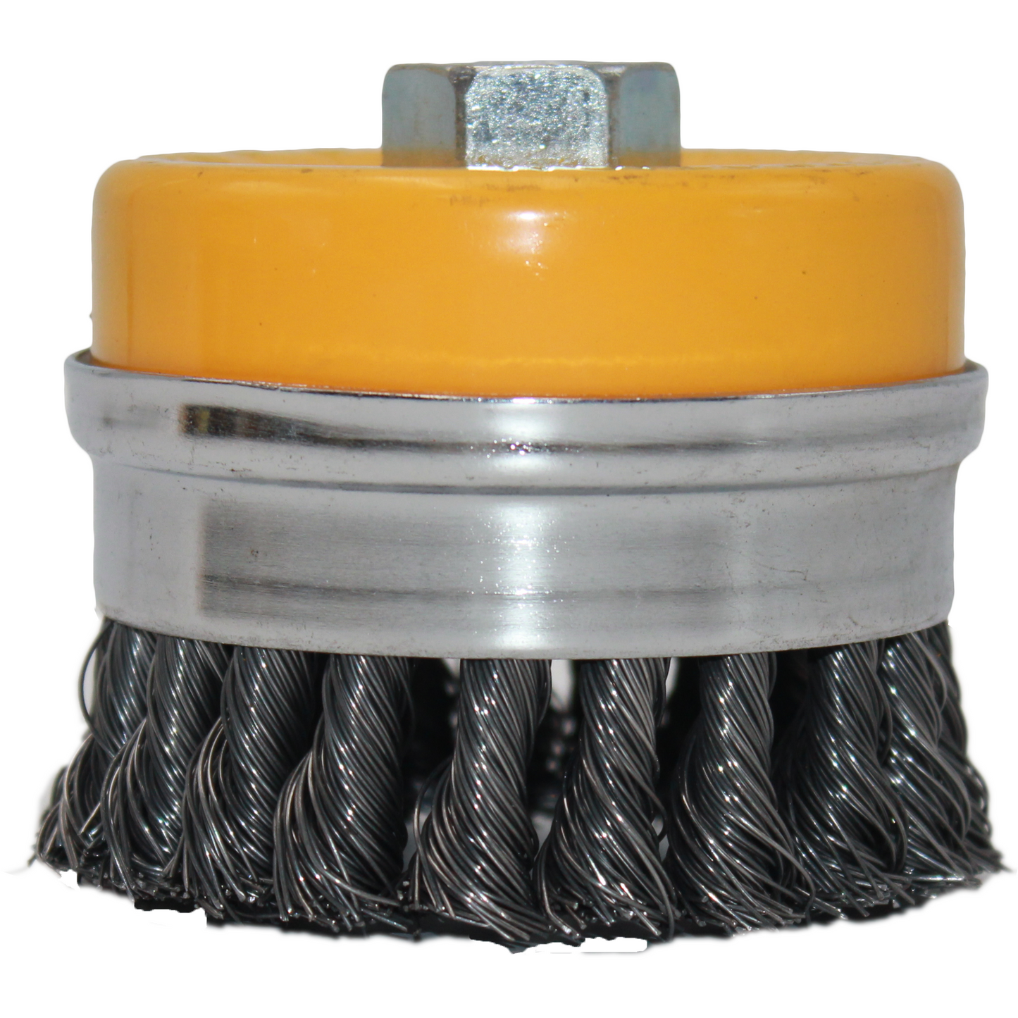 MEGA HARDWARE -  CUP TWIST WIRE BRUSH WITH NUT (HEAVY DUTY)