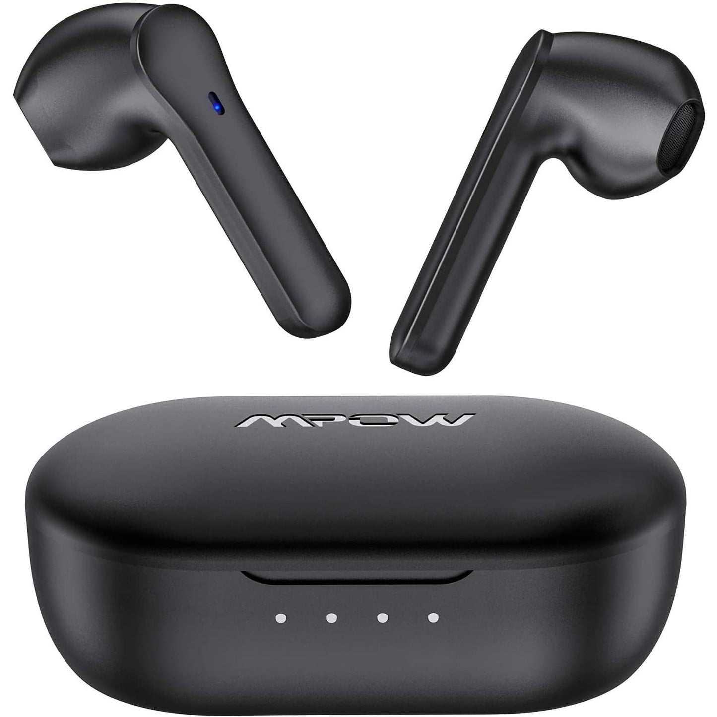 Mpow MX1 Earbuds Wireless & USB-C Charging w/ 4 Mics 35 Hours , Black