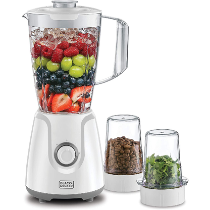 400W BLENDER WITH GRINDER MILL & CHOPPER MILL, WHITE