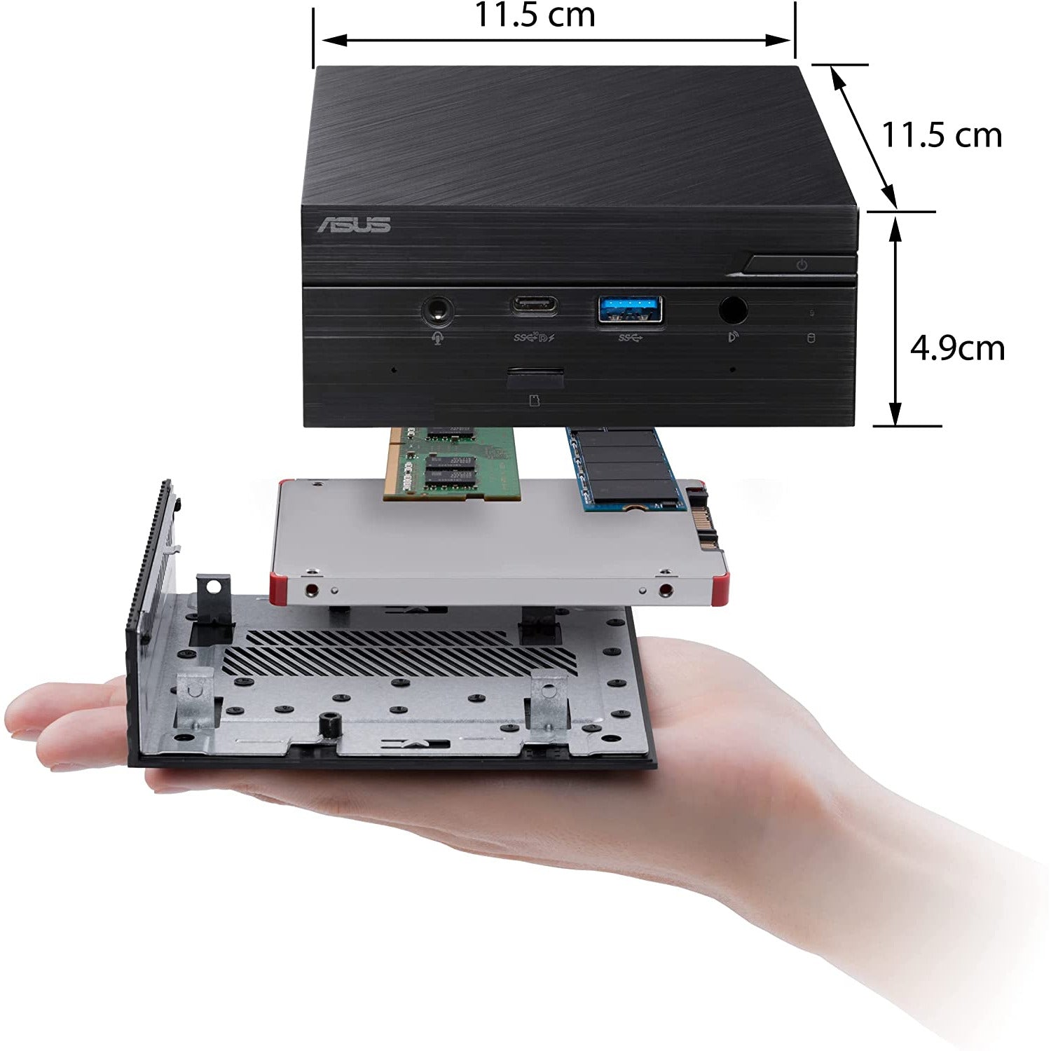 ASUS PN50 MiniPC AMD Ryzen 7 8-Cores Support up to 4 Displays in