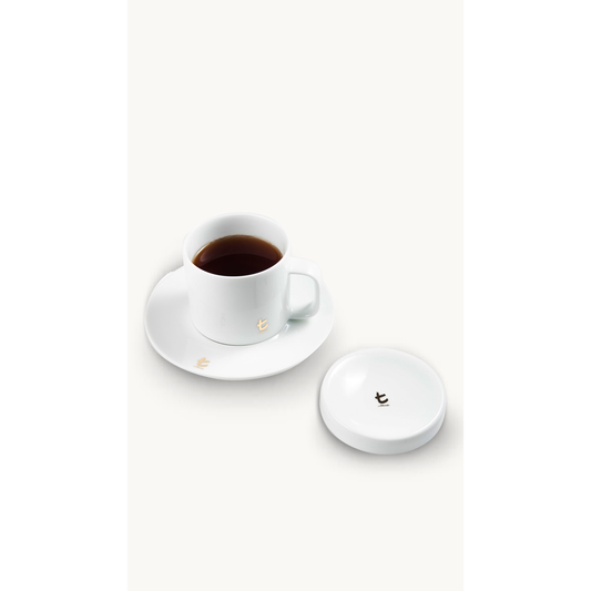 Dilmah T Series Tea Mug & Saucer with LID