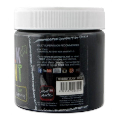 Mont Marte Chalkboard Paint 250ml - Black