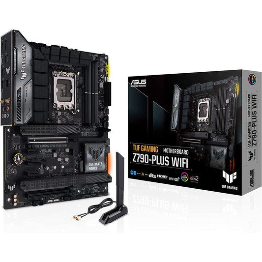 ASUS TUF Gaming Z790-Plus WiFi DDR5 Intel 12th&13th Gen ATX Motherboard 4xM.2 Slots WiFi 6 Thunderbolt 4 RGB Lighting