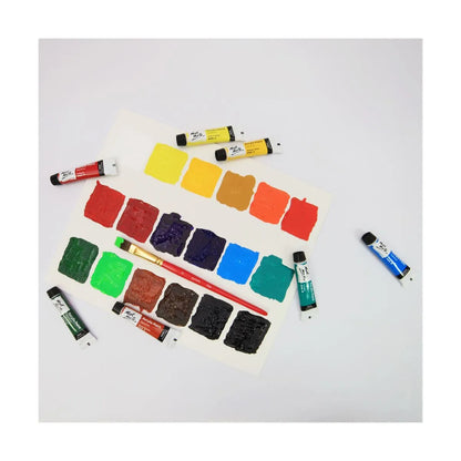 Mont Marte Acrylic Paint Set / 18 x 12ml tubes