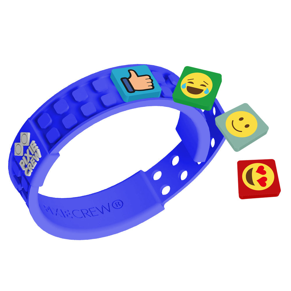 Emoji Blue Friendship Wristband