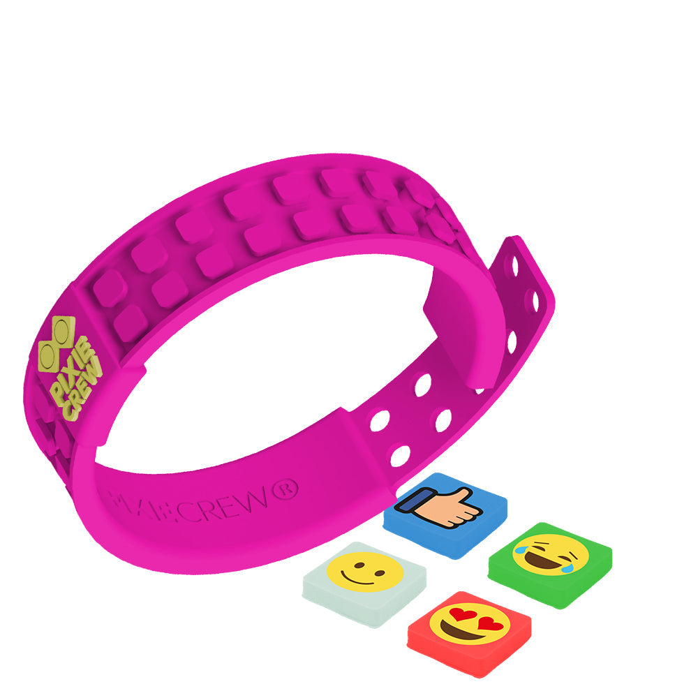 Emoji Fuchsia Friendship Wristband