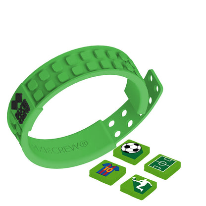 Football Green Friendship Wristband