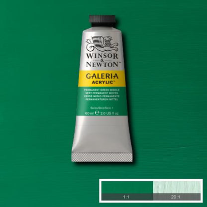 Winsor & Newton Acrylic Colors (60 ml) - Green Range