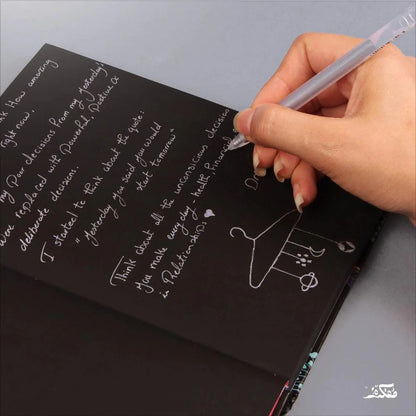 Sketchbook Black Paper Premium (Silver Edition)