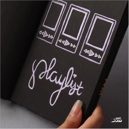 Sketchbook Black Paper Premium (Silver Edition)