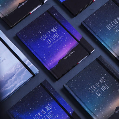 Galaxy Sketchbook Purple- Large Size