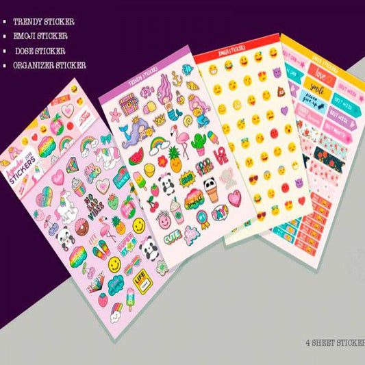 stickers 4 Sheets