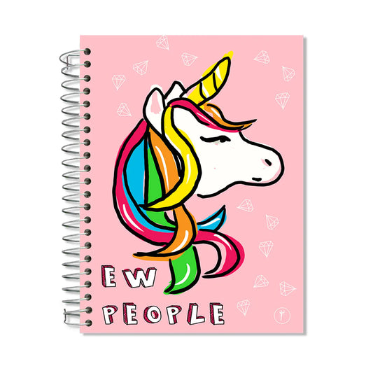 Unicorn Notebook- A4 Size (Wire)