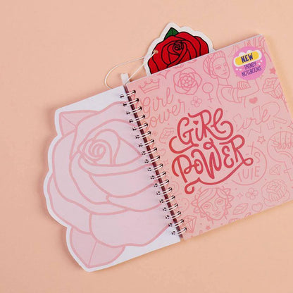 Trendy Wire Notebook Rose