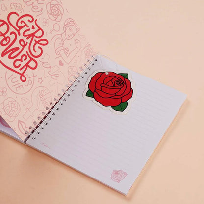 Trendy Wire Notebook Rose