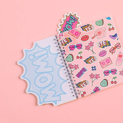 Trendy Wire Notebook Wow