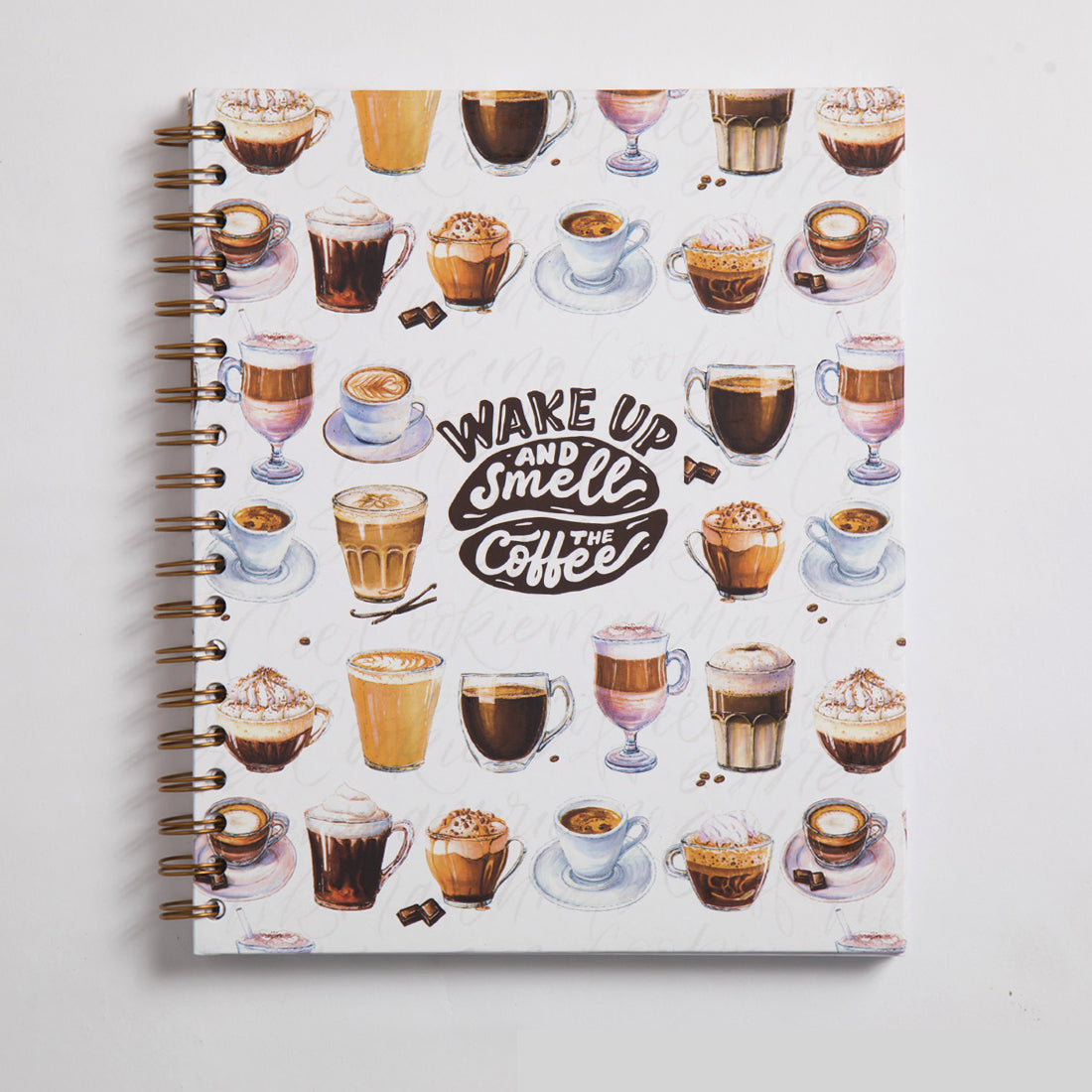 Coffee Wire Notebook- Large