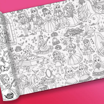 Little princess - Giant coloring poster