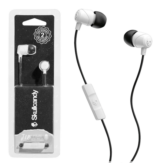 Skullcandy Jib With Mic Earbuds - Black/White ARCO0003258