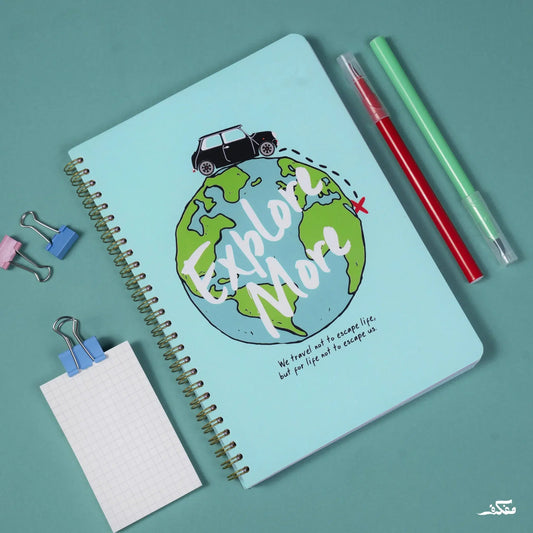 Explore Wire Notebook A4 Jumbo Size (3 Subjects)