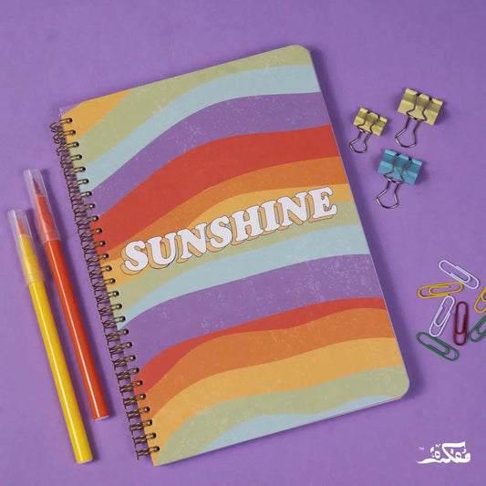 Sunshine Wire Notebook A4 Jumbo Size (5 Subjects)