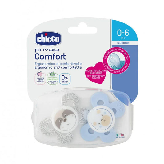 SOOTHER PH. COMFORT BOY SIL 0-6M 2PC C
