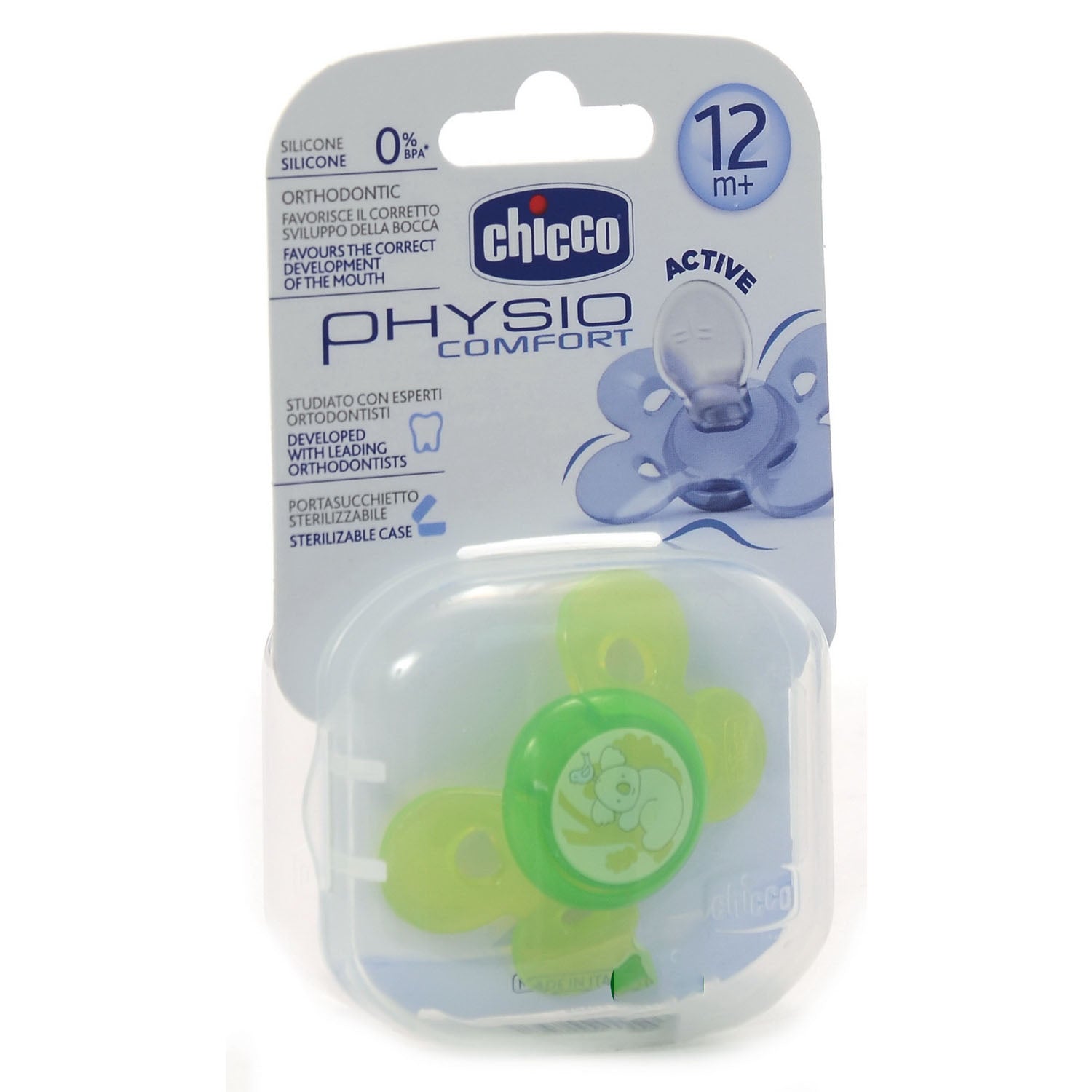 Chicco Soother Ph.comfort Pink Sil 12m+ 1pc C