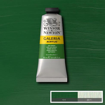 Winsor & Newton Acrylic Colors (60 ml) - Green Range