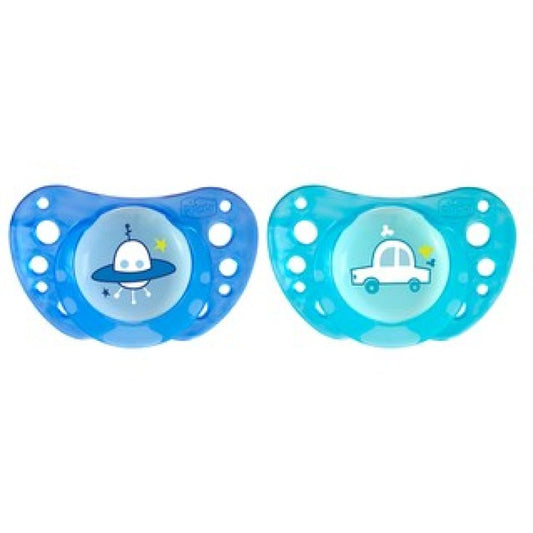 SOOTHER PH.AIR BLUE SIL 12M+2PCS C
